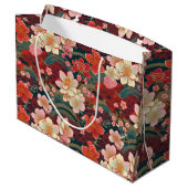 Japans Kimono-model Gift tas Groot Cadeauzakje (Achterkant Gekanteld)