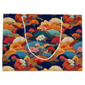 Japans Kimono-model Gift tas Groot Cadeauzakje (Achterkant)