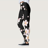 Japans Kimono Patern C Leggins Black Leggings (Links)