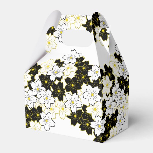 Japans Kimono-patroon Gift bag SAKURA Bedankdoosjes (Voorkant Zijde)