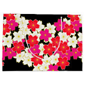 Japans Kimono-patroon Gift bag SAKURA Large Cadeautasje (Achterkant)