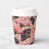 Japans Kimono-patroon Papieren Bekers (Links)