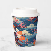 Japans Kimono-patroon Papieren Bekers (Links)