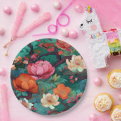 Japans Kimono-patroon Papieren Bordje (Feest)