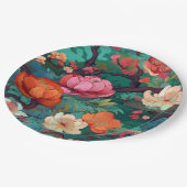 Japans Kimono-patroon Papieren Bordje (Gekanteld)