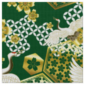 Japans Kimono-patroonweefsel Stof (Close Up)