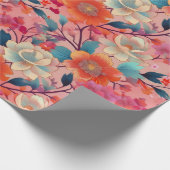 Japans Kimono stof gestileerd wrap Wrapping Paper Cadeaupapier (Hoek)