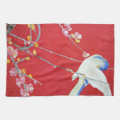 Japans KIMONO textiel, Blauwvogel Theedoek (Horizontaal)