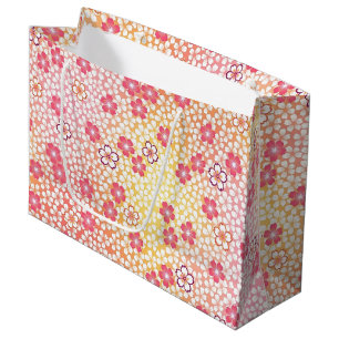 Japans KIMONO textiel, Cherry Blossom Pattern Groot Cadeauzakje