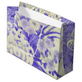 Japans KIMONO textiel, chrysanthemum Groot Cadeauzakje (Voorkant Gekanteld)