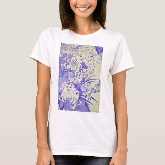 Japans KIMONO textiel, chrysanthemum T-shirt (Voorkant)