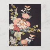 Japans KIMONO textiel, flessenpatroon Briefkaart (Voorkant)