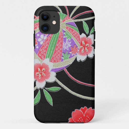 Japans KIMONO textiel, flessenpatroon Case-Mate iPhone Case (Achterkant)