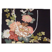 Japans KIMONO textiel, flessenpatroon Groot Cadeauzakje (Achterkant)
