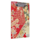 Japans KIMONO textiel, flessenpatroon Klembord (Rechts)
