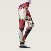 Japans KIMONO textiel, flessenpatroon Leggings (Rechts)