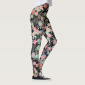 Japans KIMONO textiel, flessenpatroon Leggings (Rechts)