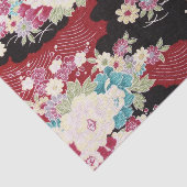 Japans KIMONO textiel, flessenpatroon Tissuepapier (Detail)