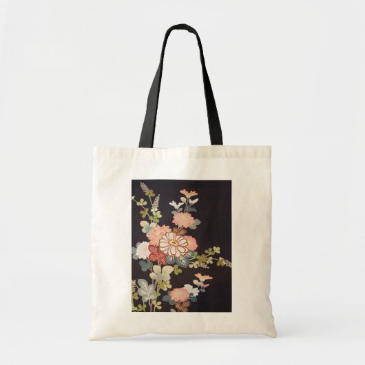 Japans KIMONO textiel, flessenpatroon Tote Bag (Voorkant)