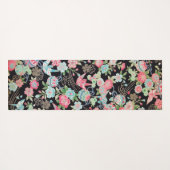 Japans KIMONO textiel, flessenpatroon Yogamat (Achterkant (horizontaal))