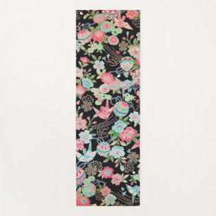 Japans KIMONO textiel, flessenpatroon Yogamat