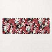 Japans KIMONO textiel, flessenpatroon Yogamat (Achterkant (horizontaal))