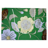 Japans KIMONO textiel, Floral Pattern Groot Cadeauzakje (Achterkant)