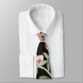Japans KIMONO textiel, Floral Pattern Stropdas (Gebonden)