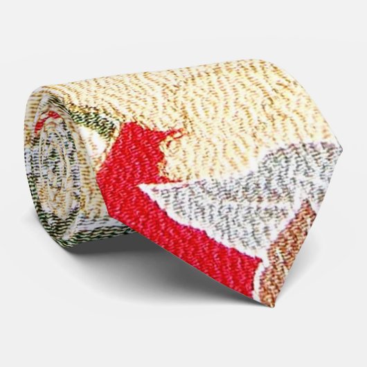 Japans KIMONO textiel, Floral Pattern Stropdas (Opgerold)