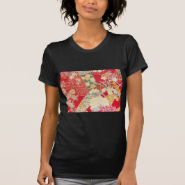 Japans KIMONO textiel, Floral Pattern T-shirt