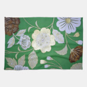 Japans KIMONO textiel, Floral Pattern Theedoek (Horizontaal)