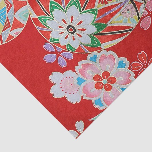 Japans KIMONO textiel Tissuepapier (Detail)