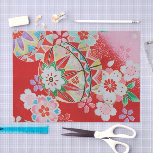 Japans KIMONO textiel Tissuepapier (Craft)
