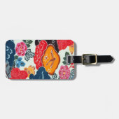 Japans Kimono Textile (Bingata) Bagagelabel (Voorkant horizontaal)