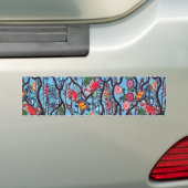  Japans Kimono Textile (Bingata) Bumpersticker (Op auto)
