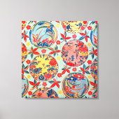  Japans Kimono Textile (Bingata) Canvas Afdruk (Voorkant)
