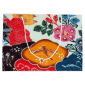 Japans Kimono Textile (Bingata) Groot Cadeauzakje (Achterkant)