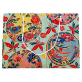  Japans Kimono Textile (Bingata) Groot Cadeauzakje (Voorkant)