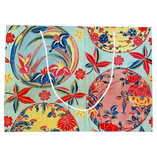  Japans Kimono Textile (Bingata) Groot Cadeauzakje (Achterkant)