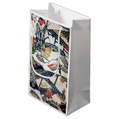  Japans Kimono Textile (Bingata) Klein Cadeauzakje (Achterkant Gekanteld)