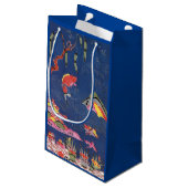  Japans Kimono Textile (Bingata) Klein Cadeauzakje (Achterkant Gekanteld)