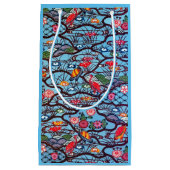  Japans Kimono Textile (Bingata) Klein Cadeauzakje (Voorkant)