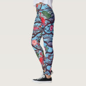 Japans Kimono Textile (Bingata) Leggings (Links)