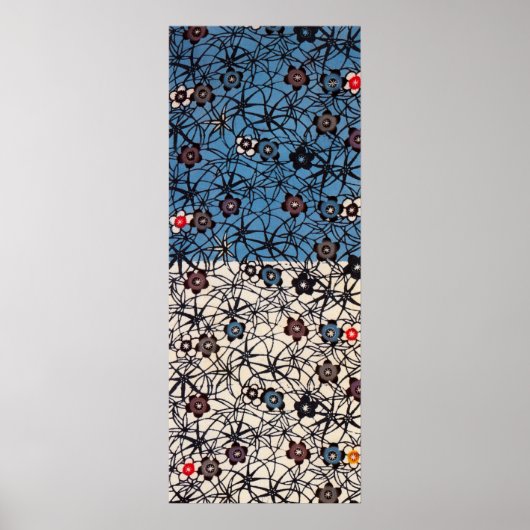  Japans Kimono Textile (Bingata) Poster (Voorkant)