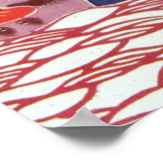  Japans Kimono Textile (Bingata) Poster (Hoek)