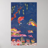  Japans Kimono Textile (Bingata) Poster (Voorkant)