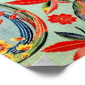  Japans Kimono Textile (Bingata) Poster (Hoek)