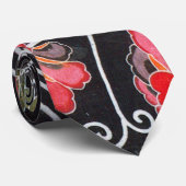 Japans Kimono Textile (Bingata) Stropdas (Opgerold)