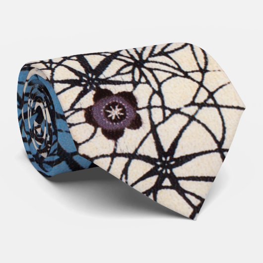 Japans Kimono Textile (Bingata) Stropdas (Opgerold)