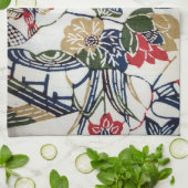  Japans Kimono Textile (Bingata) Theedoek (Gevouwen)